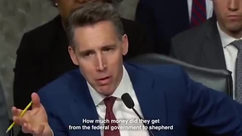 WOW. Sen. Josh Hawley just confirmed the Democrats sent MILLIONS to the Islamist organization