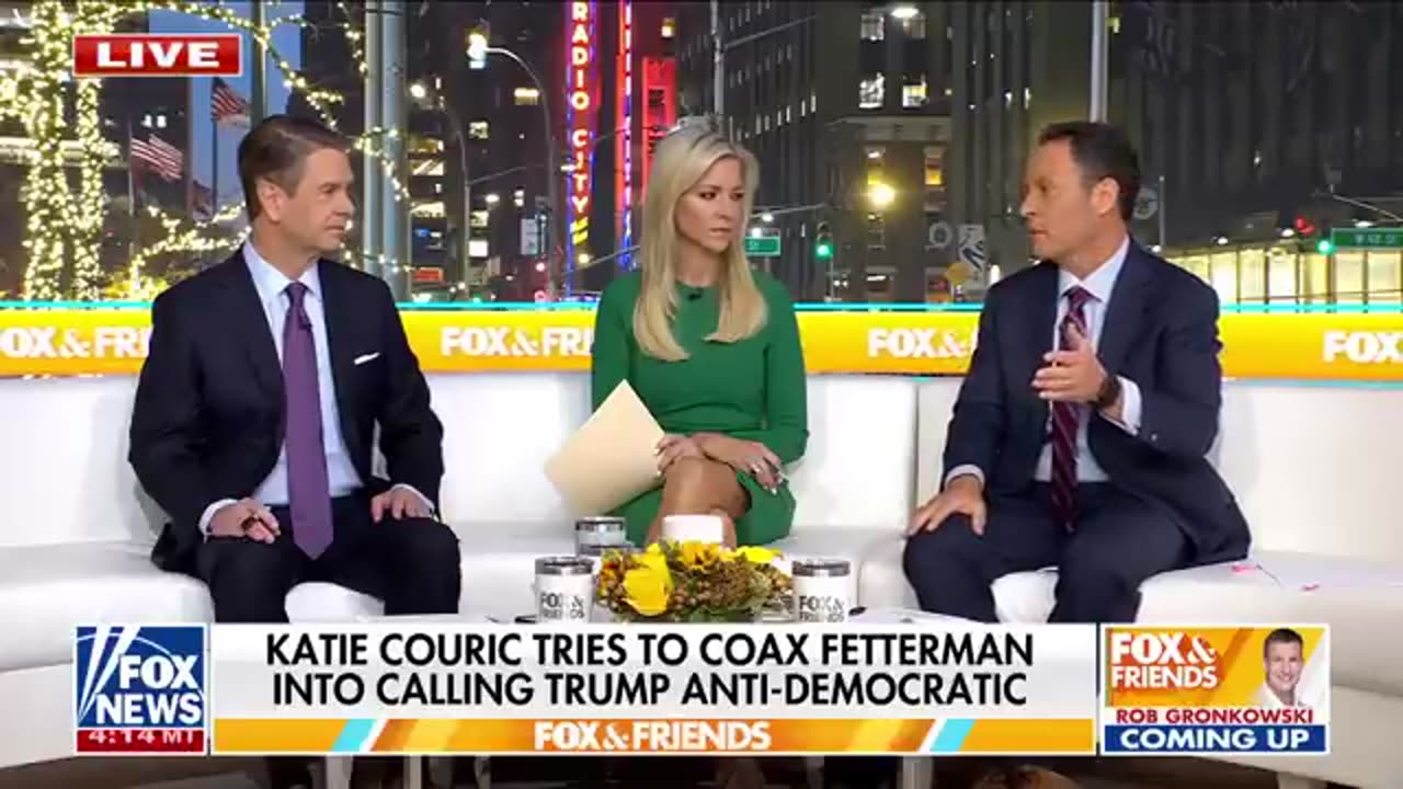 Fetterman SHUTS DOWN Katie Couric in tense interview