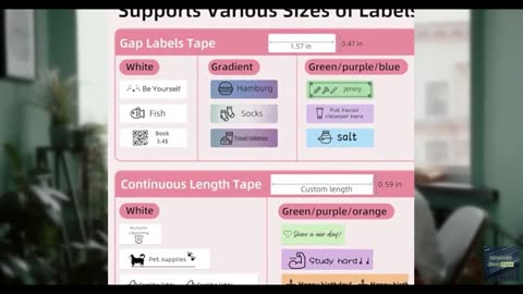ORGSTA S001 Label Maker Machine with Tape, Portable Bluetooth Label Maker for Ho