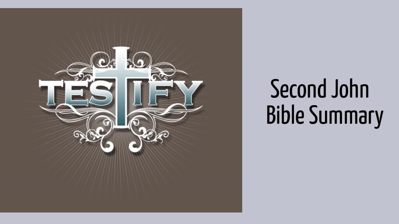 Second John Bible study