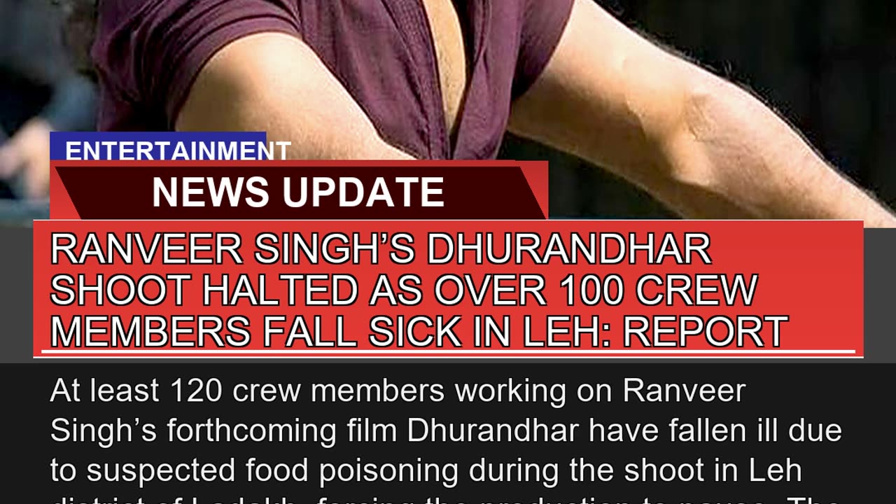 Ranveer Singhs Dhurandhar Shoot Halted as Over