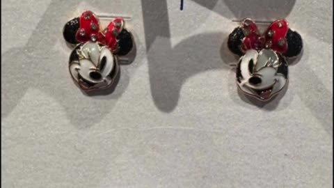 Disney Parks Baublebar Minnie Mouse Head Earrings #shorts