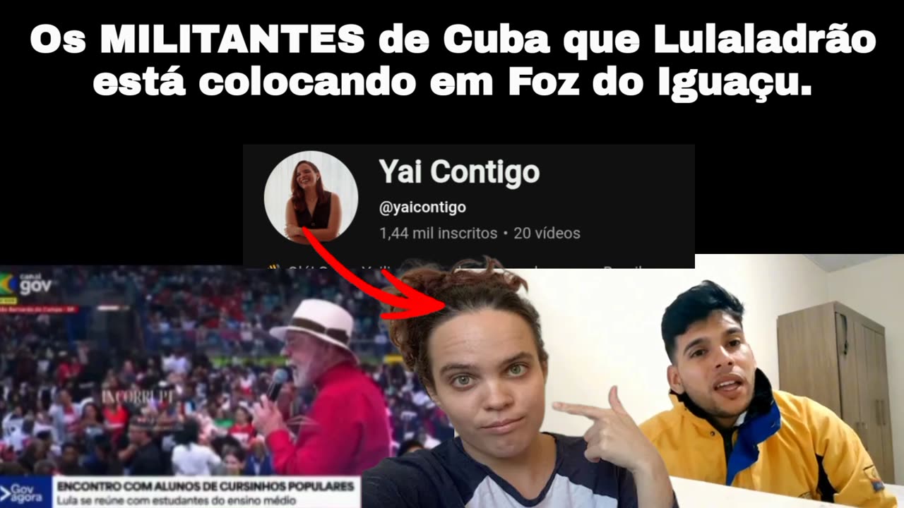 Os militantes do Comunismo estão o oculpando universidade foz do Iguaçu. Esse Cubana apagou todos os vídeos e colocou outros.