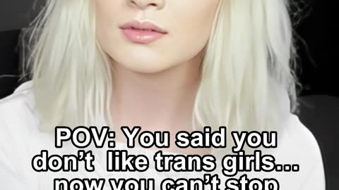 POV: You said you don’t like trans girls… now you can’t stop staring 👀💋