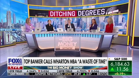 "WASTE OF TIME": The bank CEO modifies his Wharton MBA curriculum
