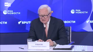Russlands Vize-Außenminister gibt Pressekonferenz