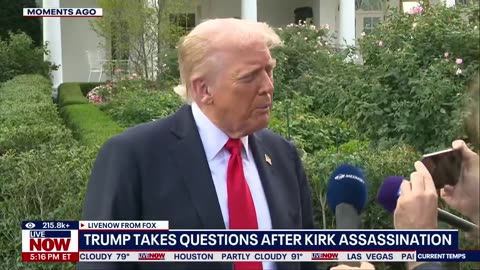 NEW Trump comments on Kirk assassination investigation