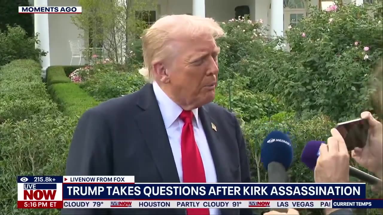 NEW Trump comments on Kirk assassination investigation