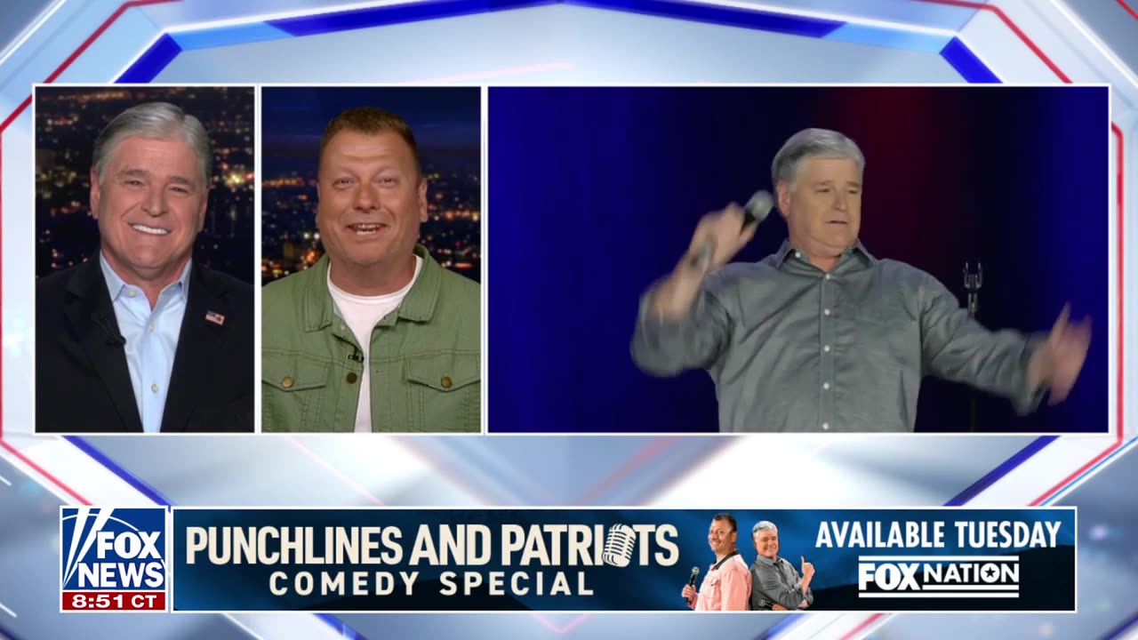 Failla & Hannity Recap Their 'Punchlines And Patriots' Comedy Special