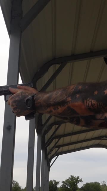 Canik TTI Combat Smoke at the Range