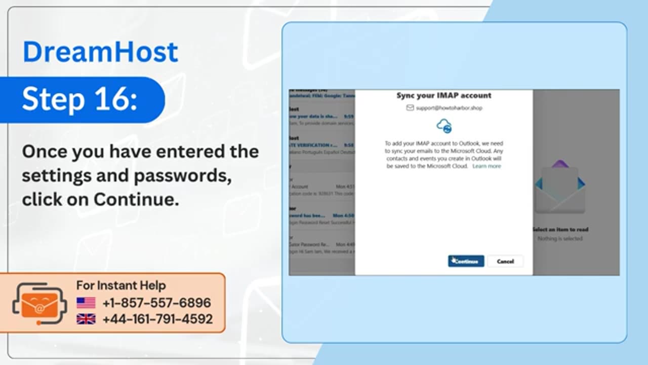 How to Add Dreamhost Email to Outlook?