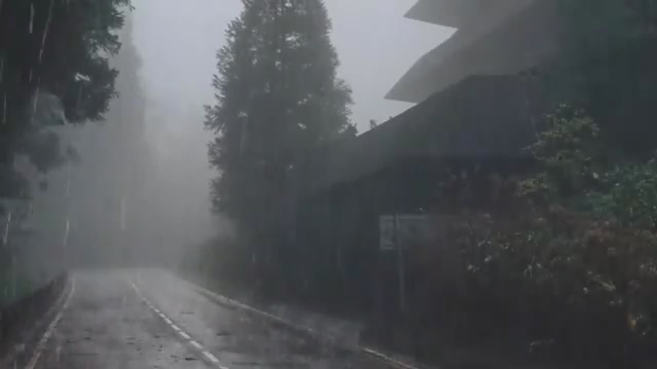 Sleep instantly with mind relaxing natural rain sound