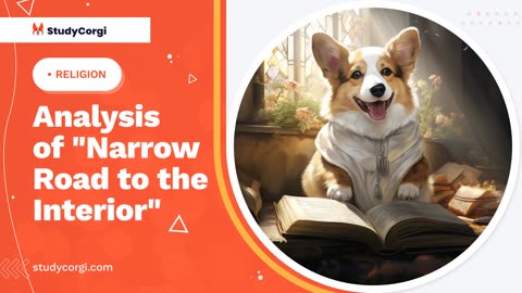 Analysis of "Narrow Road to the Interior" - Essay Example 