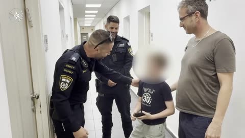 A Tira resident was arrested after stealing a cell phone from a child on his way to