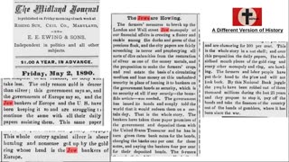 1890 Midland Journal article - Silver & Jew London & Wall Street Monopoly
