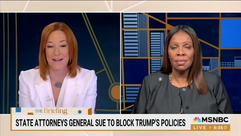 Jen Psaki Can Barely Contain Herself While Fawning Over Letitia James During MSNBC Interview