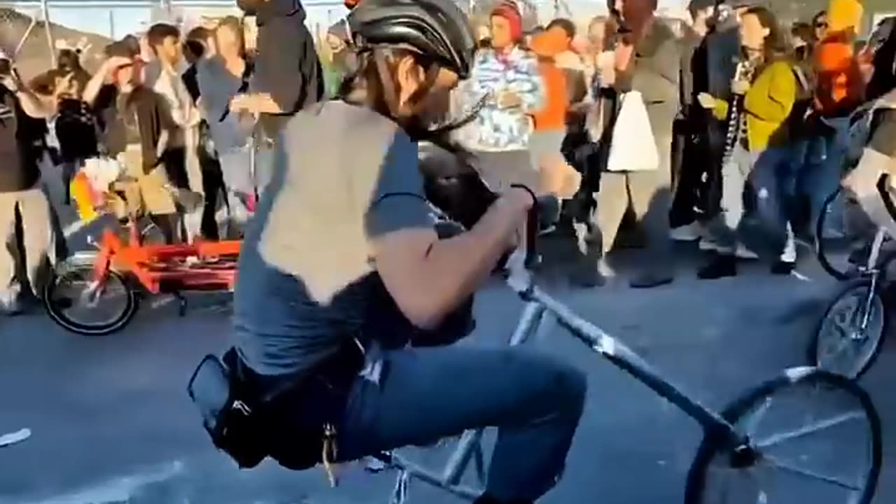 others bicycle V.S this man🗿💀
