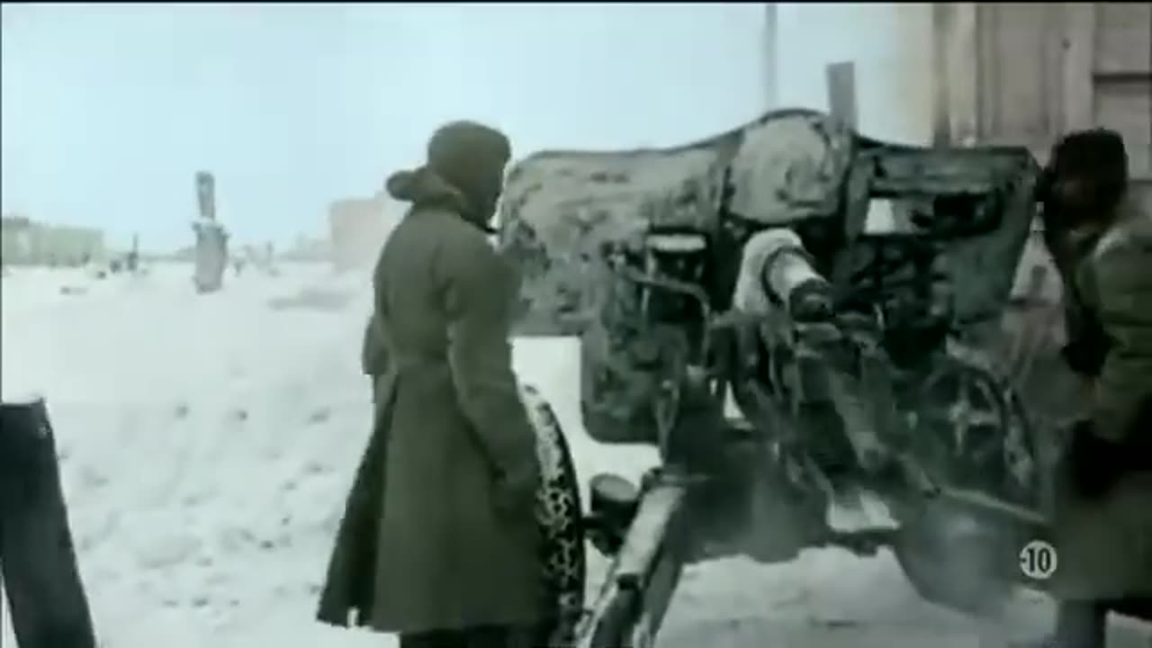 WW2 Soviet Artillery Barrage