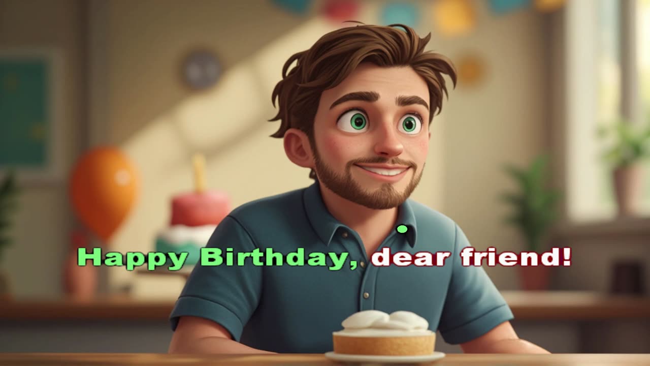 🎂 Happy Birthday Original – Canción de Cumpleaños con Karaoke Animado (IA Musical)
