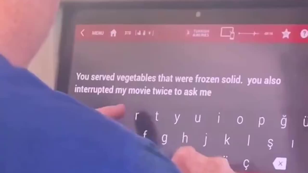 He clearly didn’t enjoy that flight