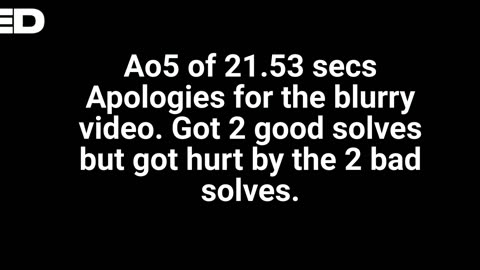 Uncle Solves Rubk's Day 15: 28 Apr 2025 A05 21.53secs