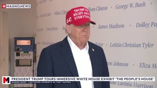 🇺🇸 President Trump Honors White House History at ‘The People’s House’ Exhibit [LIVE]