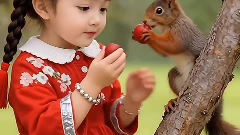 Beautiful girl and a lovely ....