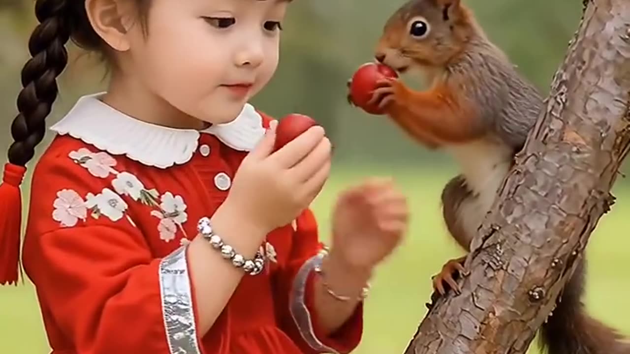 Beautiful girl and a lovely ....