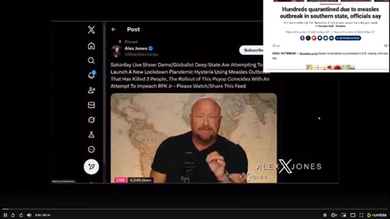 Measles as the possible new plandemic ..