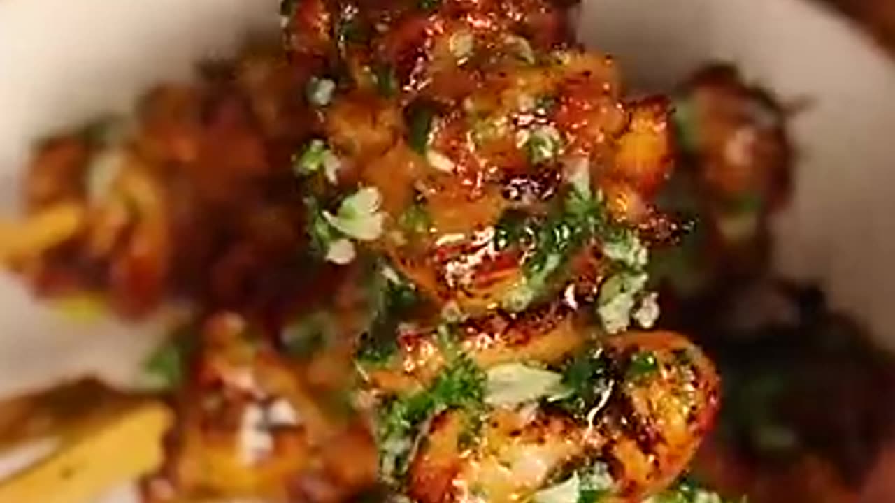 Garlic butter chicken skewer recipe