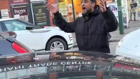 "This is not your country!" Someone in London has had enough.