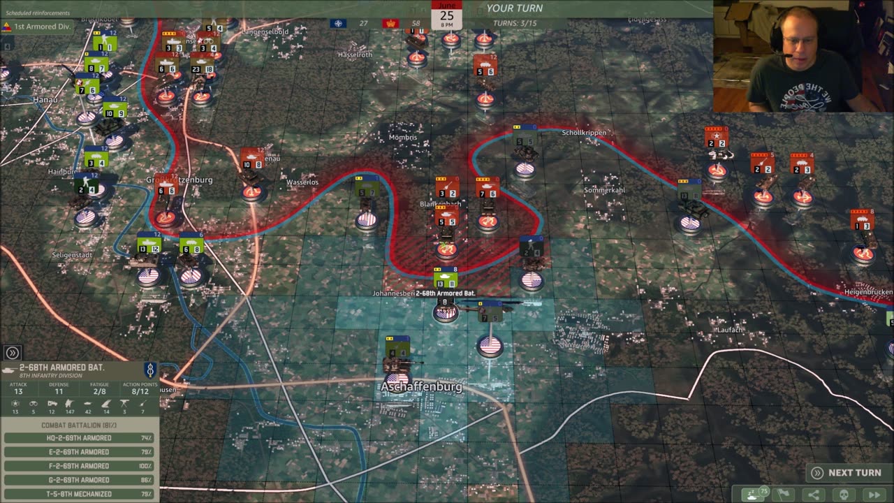 H66#13 4th Infantry Division seizing ground and holding it