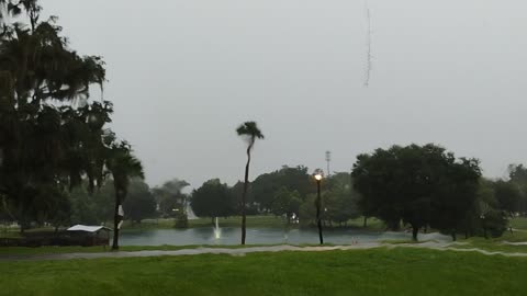 Storming out
