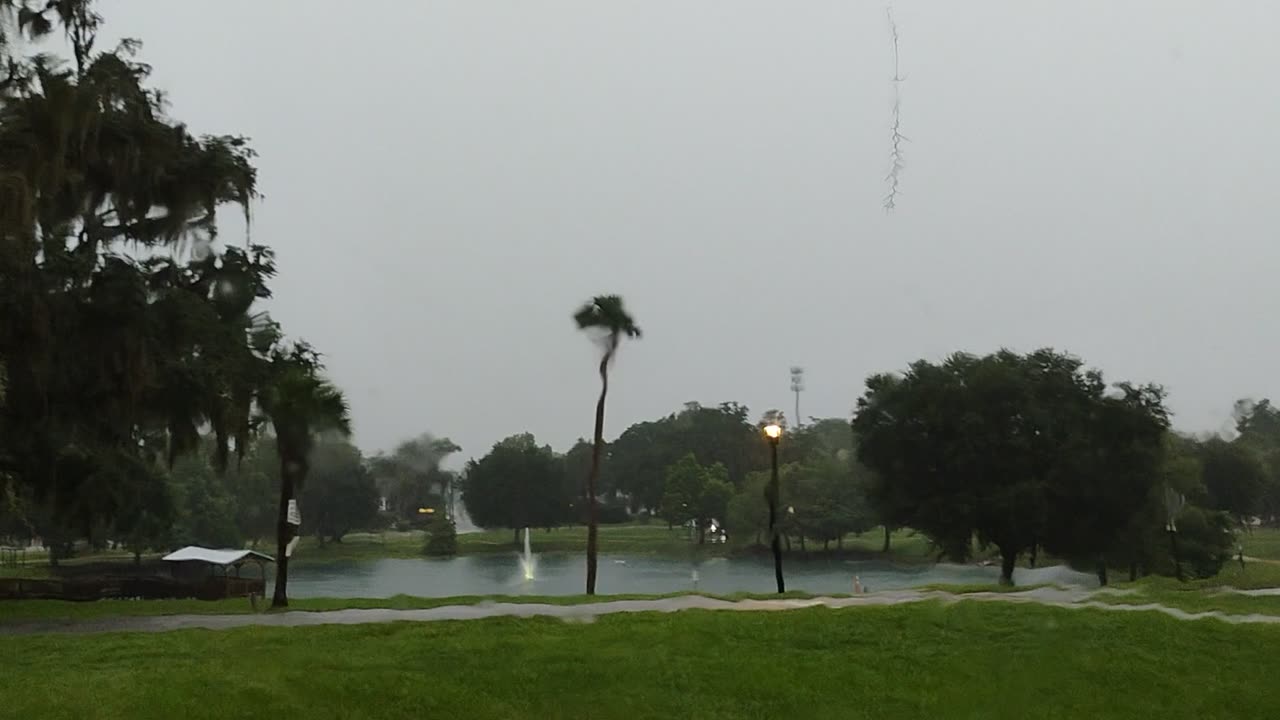 Storming out