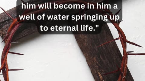 Journey of faith and spiritual growth John 4:14 Daily Bible Verse