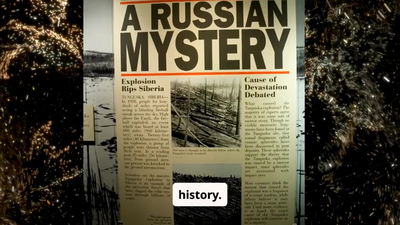 Explosion Shakes the World! #TunguskaEvent #MeteorTheory #TeslaTheory #History #WildernessMystery