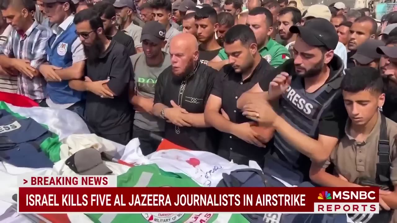 Al Jazeera calls Israeli strike that killed 5 journalists 'targeted'