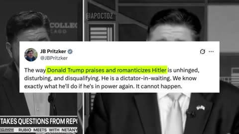 JB Pritzker: I never called them Nazis. Also, JB Pritzker: