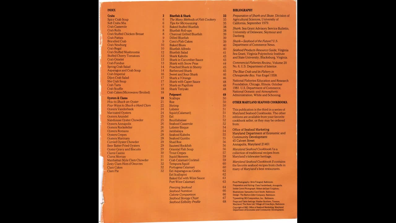 Maryland Seafood Cookbook III