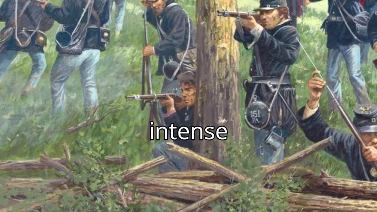 Running through grapeshot at Gettysburg