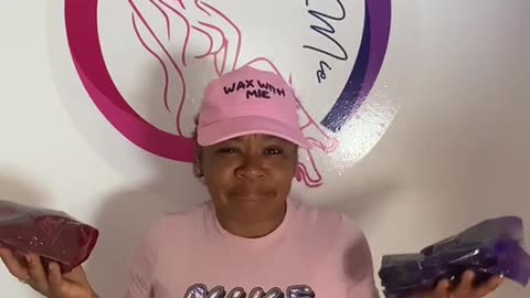 Dancing with Sexy Smooth Cherry Desire & Purple Seduction Hard Wax by @waxing_with_mie
