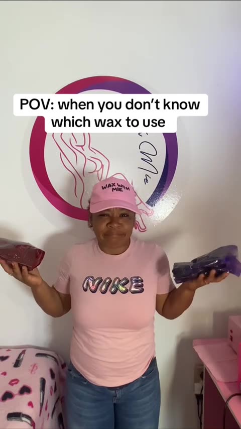 Dancing with Sexy Smooth Cherry Desire & Purple Seduction Hard Wax by @waxing_with_mie