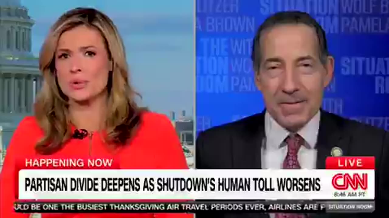 Thin-skinned Jamie Raskin, who voted to shut down the government, gets defensive