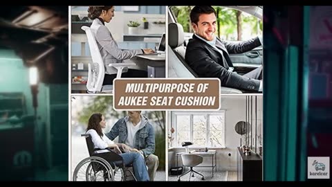 MYFAMIREA Car Seat Cushion Pad 1.2" Thick Comfort Seat Protector for Car Driver