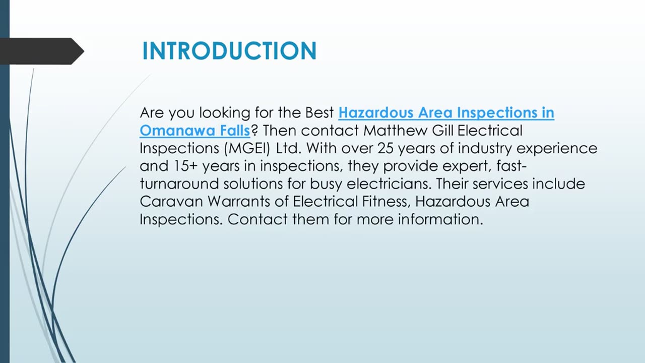 Best Hazardous Area Inspections in Omanawa Falls