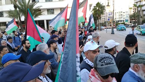 مسيرة شعبية بطنجة تخليدا للذكرى 77 للنكبة الفلسطينية 15 05 2025