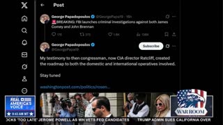 The former FBI Director and CIA Director are both under criminal investigation for a conspiracy