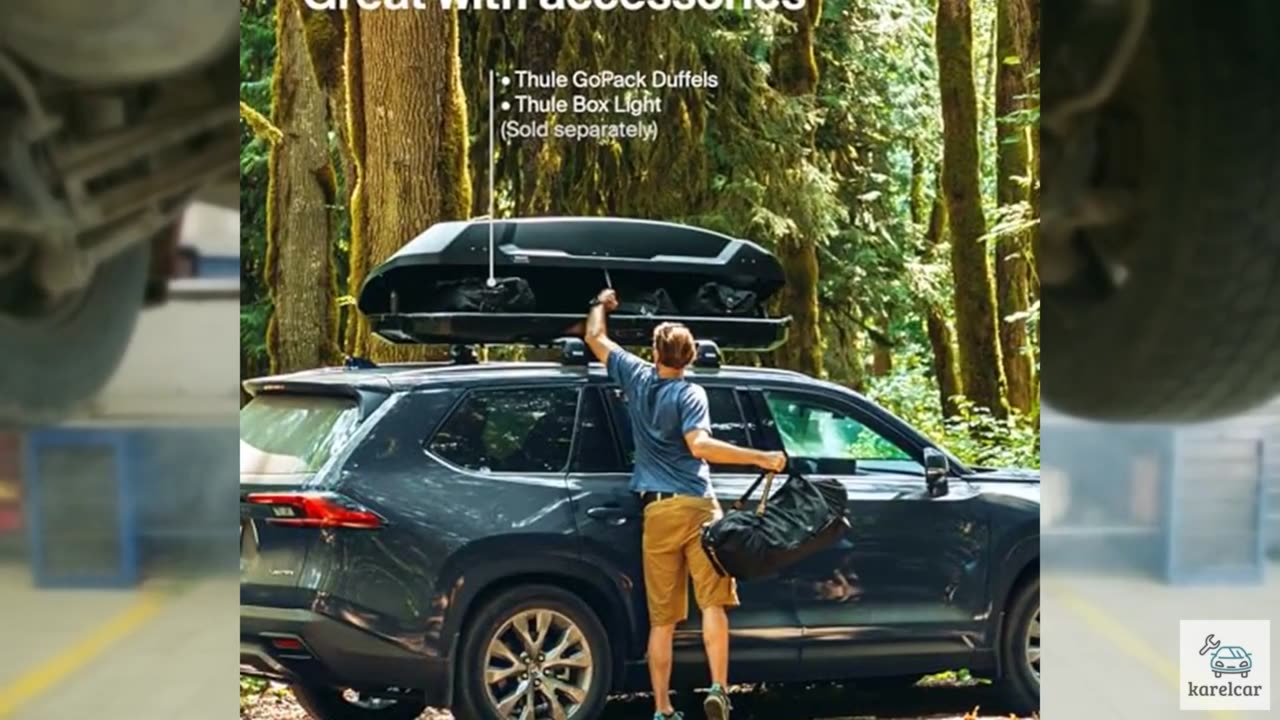 Thule Force 3 - Size XL - 18 cu ft - Aerodynamic roof Mounted Box - Dual-Sided