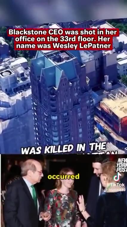 CEO OF BLACKSTONE ⬢ WESLEY LⅇPATNER SHOT [MAINSTREAM MEDIA WHITEWASHES EVENT]