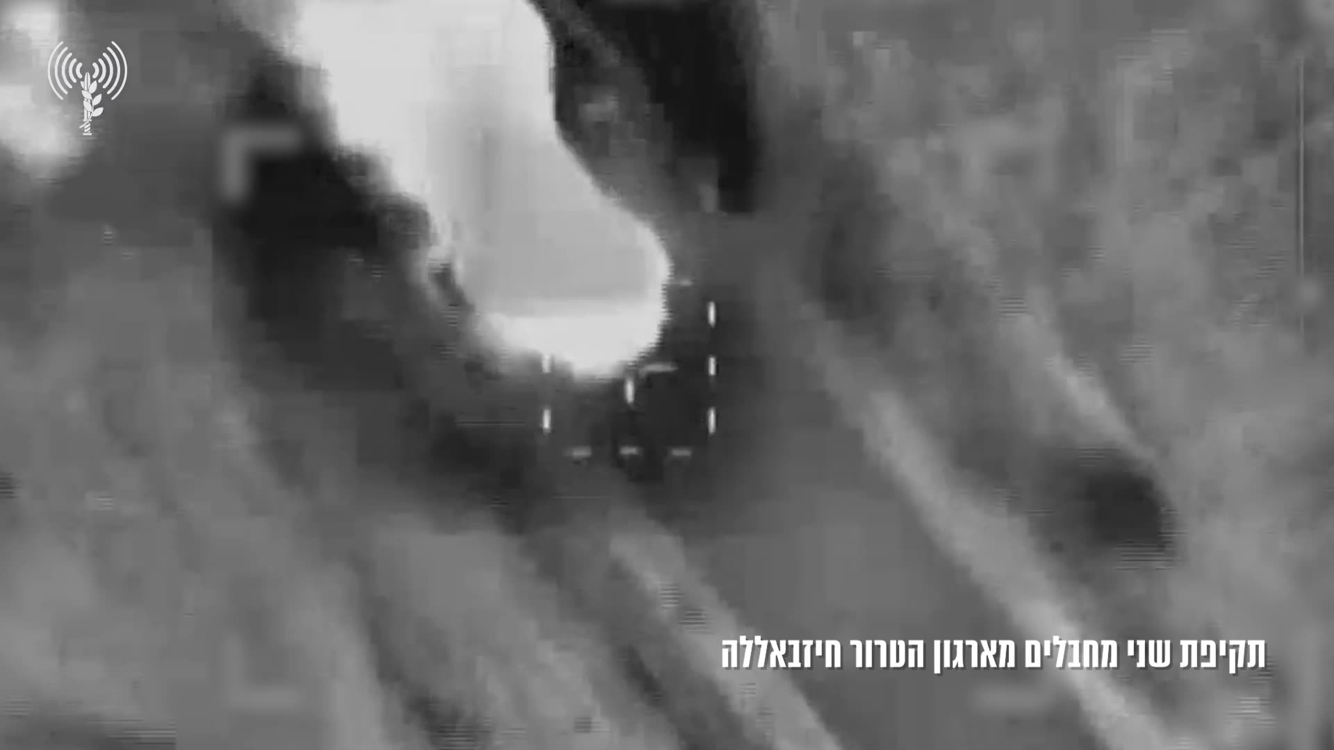 The IDF confirms carrying out a drone strike near the southeastern Lebanese town